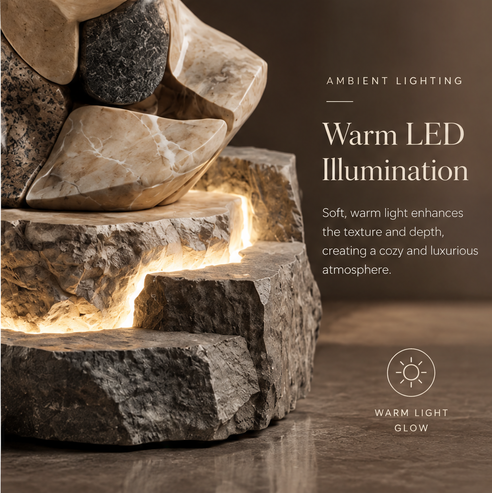 Full profile view of VITALUXO marble bust on dark stone base — Exquisite Craftsmanship, Premium Natural Stone, Handcrafted Details, Durable & Long Lasting