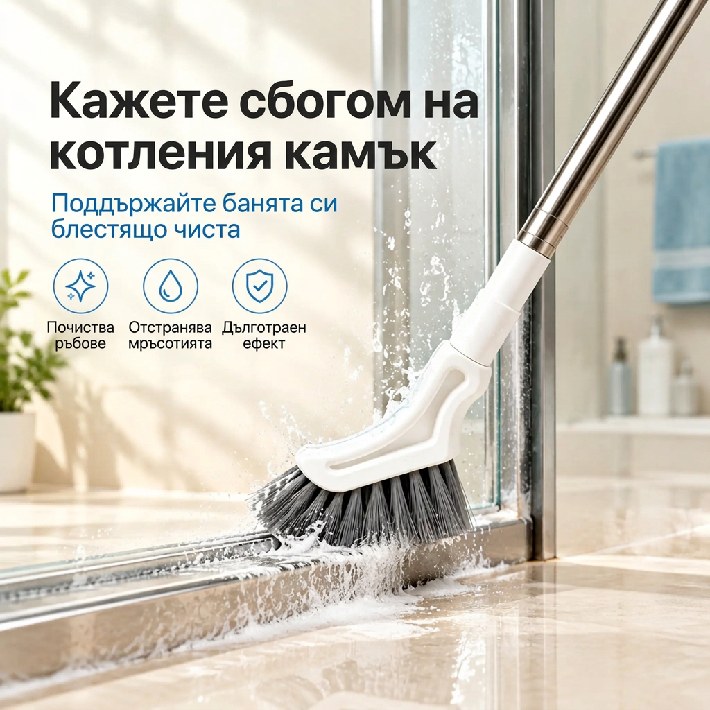 Телескопична четка за почистване на фуги и тесни пространства 3🔥