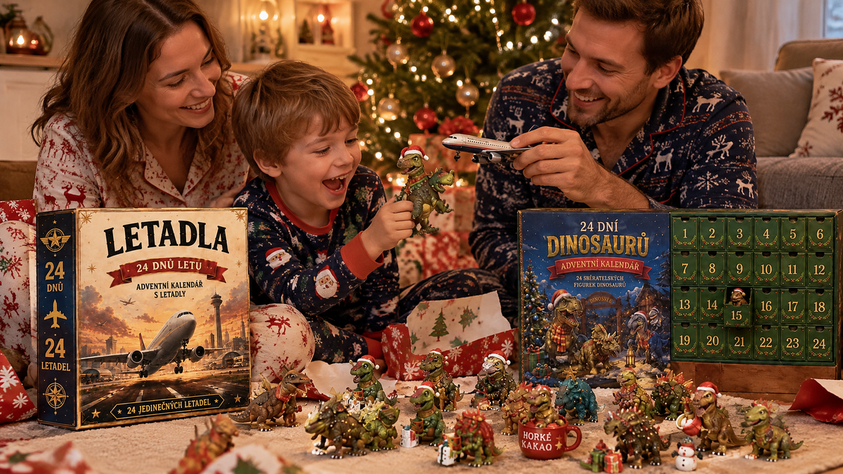 🔥🎄Vánoční Dobrodružství: ✈️24 Dní Překvapení – Letecká Flotila & Jurská Expedice🎁