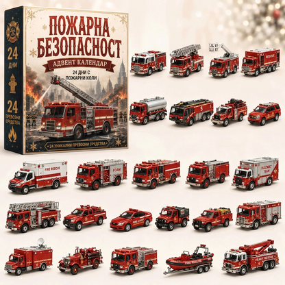 🔥🎄 КОЛЕДНА СПЕЦИАЛНА ОФЕРТА: 50% ОТСТЪПКА - 🎁 24-дневен коледен адвент календар с превозни средства: Съберете свой собствен автопарк🔥
