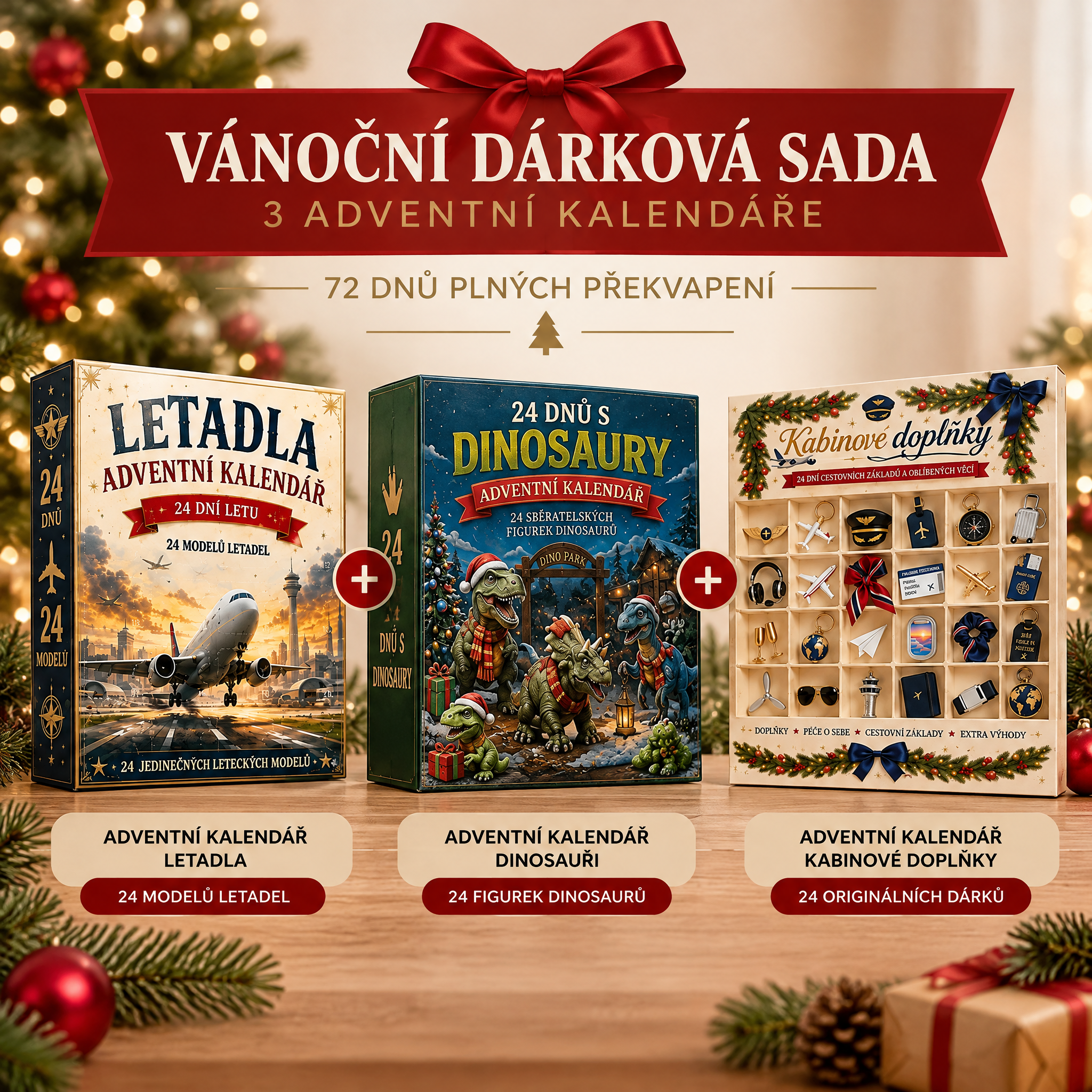 🎁Kombi sada Pilot a Dinosaurus