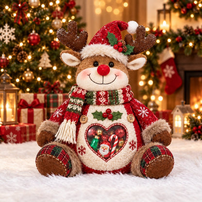 💥Коледна оферта — 50% отстъпка!🎅Коледна фигурка за лакомства – Кутия за многократна употреба за сладкиши и подаръци 1🎄
