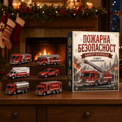 🔥🎄 КОЛЕДНА СПЕЦИАЛНА ОФЕРТА: 50% ОТСТЪПКА - 🎁 24-дневен коледен адвент календар с превозни средства: Съберете свой собствен автопарк🔥