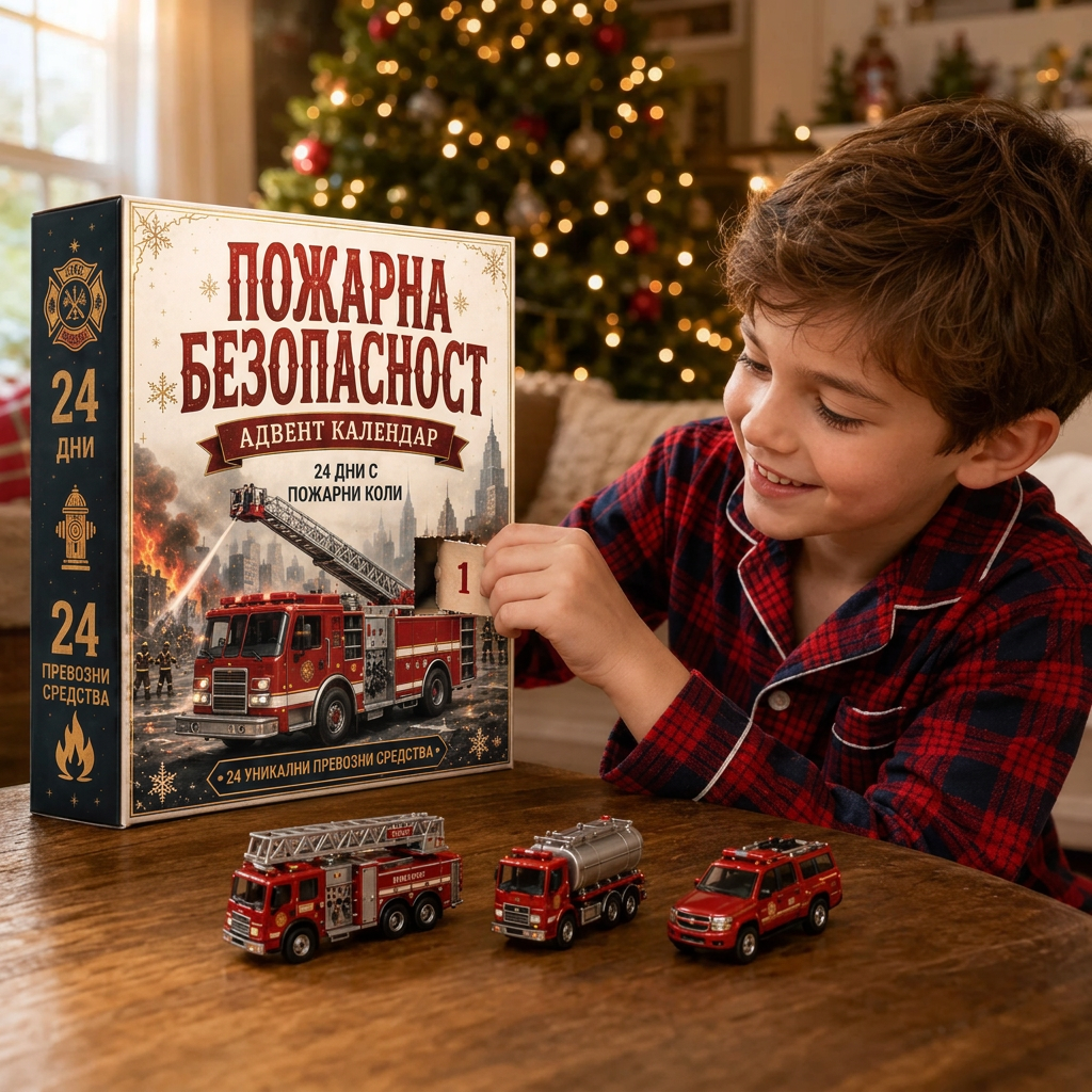 🔥🎄 КОЛЕДНА СПЕЦИАЛНА ОФЕРТА: 50% ОТСТЪПКА - 🎁 24-дневен коледен адвент календар с превозни средства: Съберете свой собствен автопарк🔥