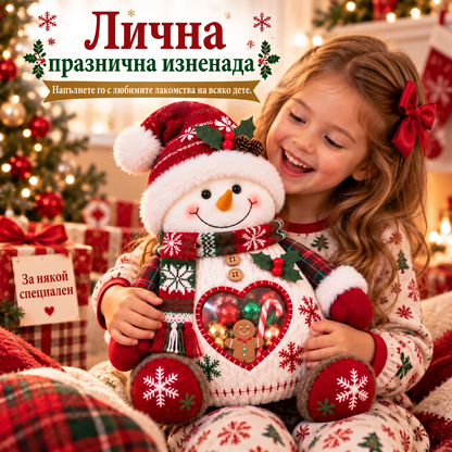💥Коледна оферта — 50% отстъпка!🎅Коледна фигурка за лакомства – Кутия за многократна употреба за сладкиши и подаръци 1🎄