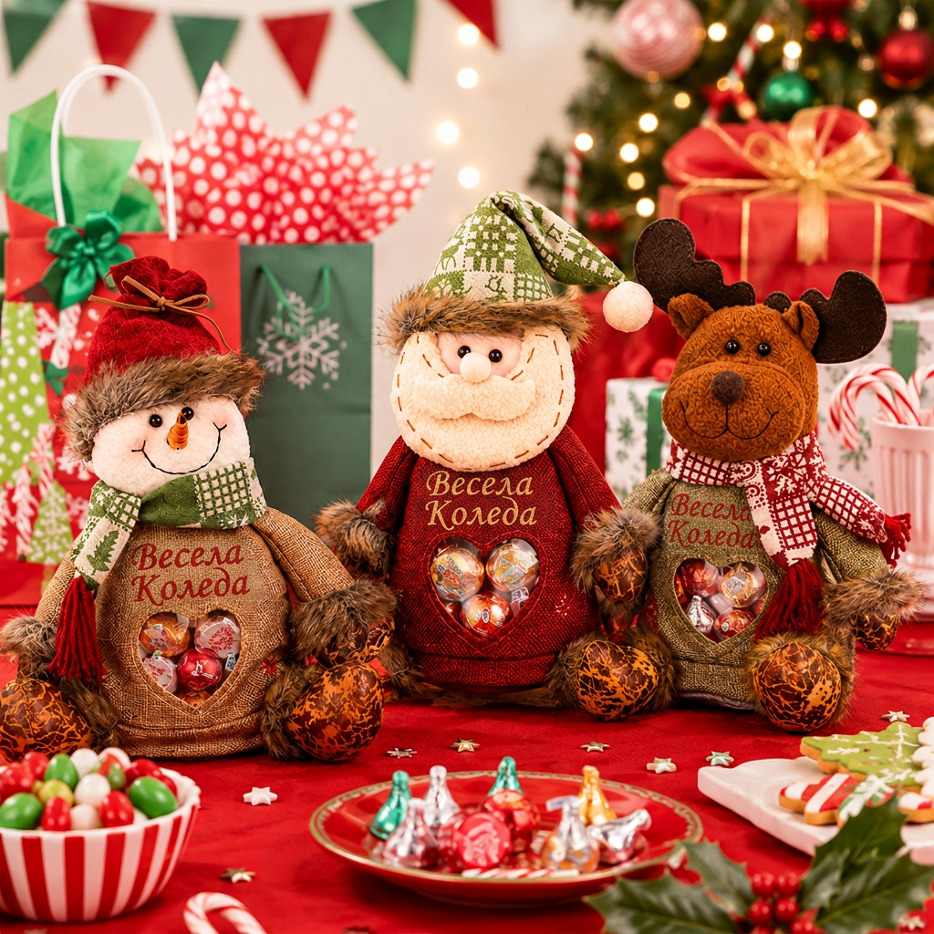 Превърнете 🎅Коледа в приказка с тези любими подаръчни торбички! 🎄✨50% ОТСТЪПКА 🎄2