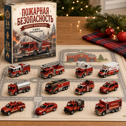 🔥🎄 КОЛЕДНА СПЕЦИАЛНА ОФЕРТА: 50% ОТСТЪПКА - 🎁 24-дневен коледен адвент календар с превозни средства: Съберете свой собствен автопарк🔥