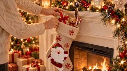 🎄 Коледна промоция 50% отстъпка 🔥🦌 Най-добрият коледен комплект традиционни семейни чорапи 🎁