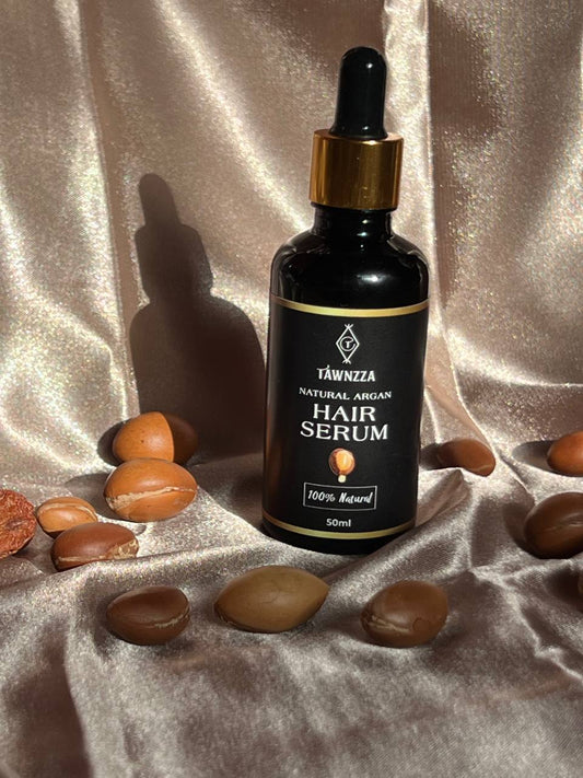 Tawnzza Argan Hair Serum – Natural Moroccan Hair Repair & Shine Serum (100ml)