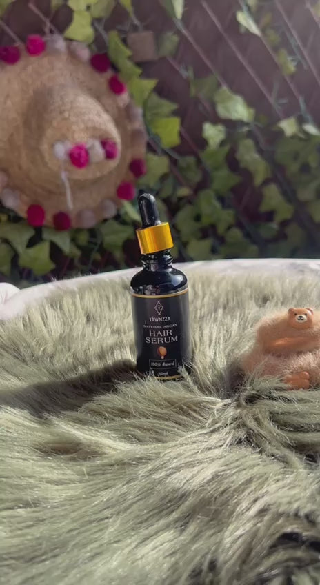 Tawnzza Argan Hair Serum – Natural Moroccan Hair Repair & Shine Serum (100ml)