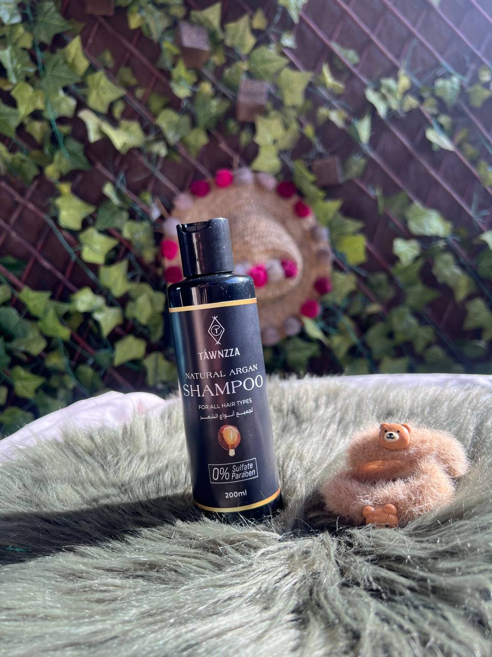 Tawnzza Argan Shampoo – Natural Sulfate-Free Moroccan Hair Cleanser (200ml)